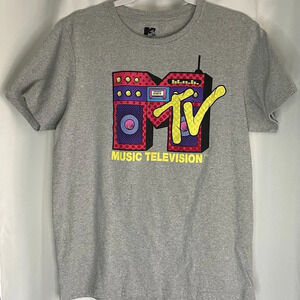 MTV Gray Short Sleeve Tee‎
